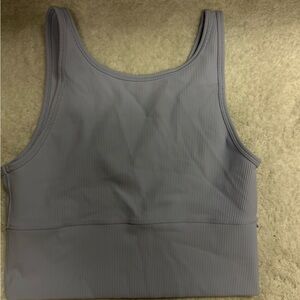 Ribbed Light Lavender Tank